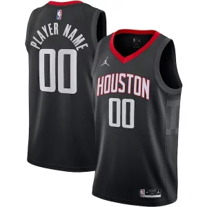 Eccezionale Houston Rockets Jordan Brand Swingman Custom Jersey Statement Edition Black