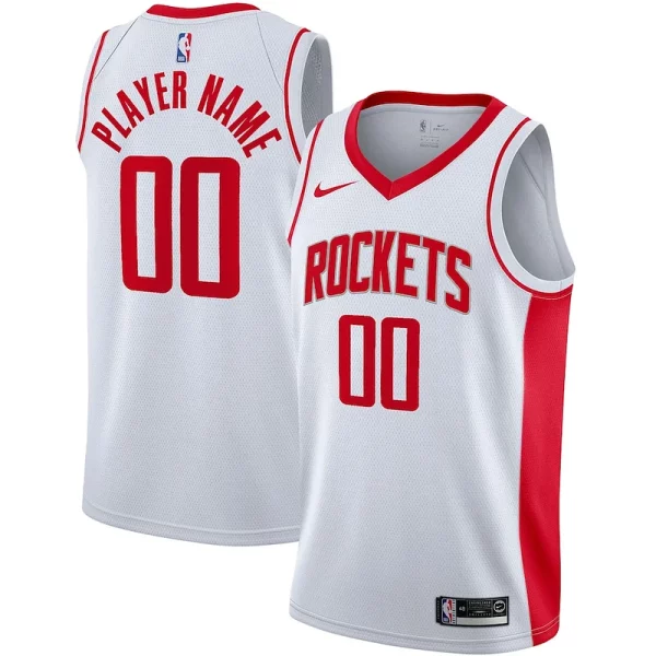 Resistente Lussuoso Houston Rockets Nike 2020/21 Swingman Custom Jersey Association Edition White
