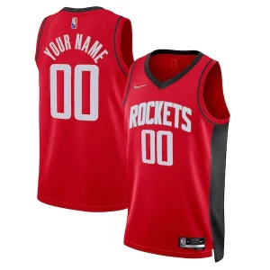 Stupendo Incantevole Attraente Houston Rockets Nike 2021/22 Diamond Swingman Custom Jersey Icon Edition Red