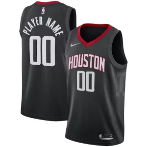 Gorgeous Pratico Houston Rockets Nike Swingman Custom Jersey Black Statement Edition