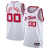 Meraviglioso Raffinato Prestigioso Houston Rockets Nike Unisex 2023/24 Custom Swingman Jersey White City Edition