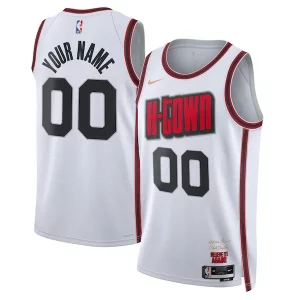Elegante Stupendo Prestigioso Houston Rockets Nike Unisex 2024/25 Custom Swingman Jersey City Edition White