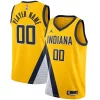 Resistente Magnifico Comodo Indiana Pacers Jordan Brand Swingman Custom Jersey Statement Edition Gold