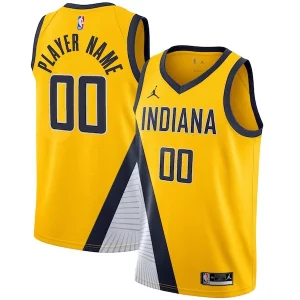 Resistente Magnifico Comodo Indiana Pacers Jordan Brand Swingman Custom Jersey Statement Edition Gold