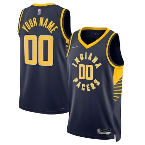 Raffinato Fascinante Indiana Pacers Nike 2021/22 Diamond Swingman Custom Jersey Icon Edition Navy