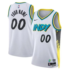 Stupendo Indiana Pacers Nike Unisex 2024/25 Custom Swingman Jersey City Edition White