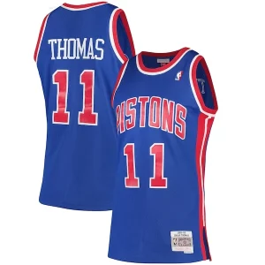 Classico Resistente Isiah Thomas Detroit Pistons 1988/89 Hardwood Classics Swingman Jersey Blue