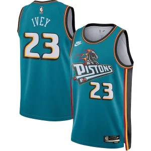 Raffinato Magnifico Jaden Ivey Detroit Pistons Nike Swingman Jersey Classic Edition Teal