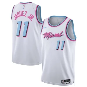 Splendido Fascinante Prestigioso Jaime Jaquez Jr. Miami Heat Nike Unisex 2024/25 Swingman Player Jersey City Edition White