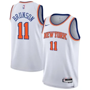 Lussuoso Jalen Brunson New York Knicks Nike Youth Association Swingman Jersey White
