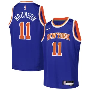 Delizioso Duraturo Jalen Brunson New York Knicks Nike Youth Swingman Jersey Icon Edition Blue