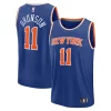 Eccezionale Sofisticato Jalen Brunson New York Knicks Fast Break Replica Player Jersey Icon Edition Blue