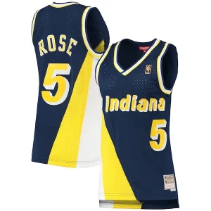 Ottimo Pratico Jalen Rose Indiana Pacers Women's 1996/97 Hardwood Classics Swingman Jersey Navy