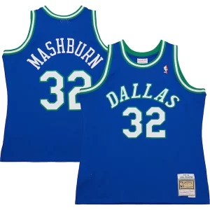 Eccezionale Lussuoso Versatile Jamal Mashburn Dallas Mavericks 2001/02 Hardwood Classics Swingman Jersey Blue