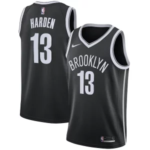 Accattivante James Harden Brooklyn Nets Nike 2020/21 Swingman Jersey Black Icon Edition