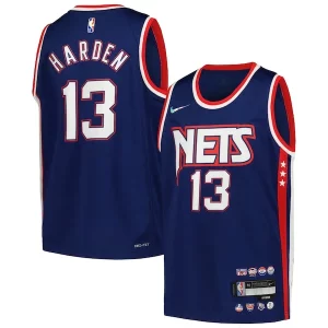 Stupendo Duraturo Meraviglioso James Harden Brooklyn Nets Nike Youth Swingman Jersey City Edition Navy