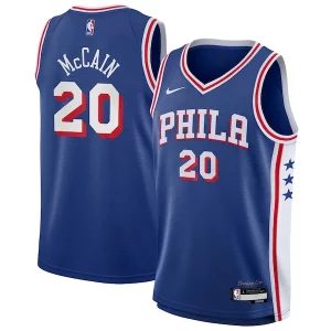 Classico Fantastico Pratico Jared McCain Philadelphia 76ers Nike Youth Swingman Jersey Icon Edition Royal