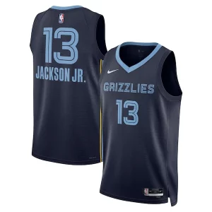 Trendy Jaren Jackson Jr. Memphis Grizzlies Nike Unisex Swingman Jersey Icon Edition Navy