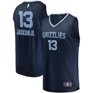 Duraturo Magnifico Jaren Jackson Jr. Memphis Grizzlies Replica Fast Break Jersey Navy Icon Edition