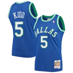 Fantastico Trendy Jason Kidd Dallas Mavericks 1994/95 Hardwood Classics Swingman Jersey Blue