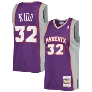 Prestigioso Jason Kidd Phoenix Suns 2001/02 Hardwood Classics Swingman Jersey Purple