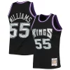 Comodo Resistente Carino Jason Williams Sacramento Kings 2000/01 Hardwood Classics NBA 75th Anniversary Diamond Swingman Jersey Black