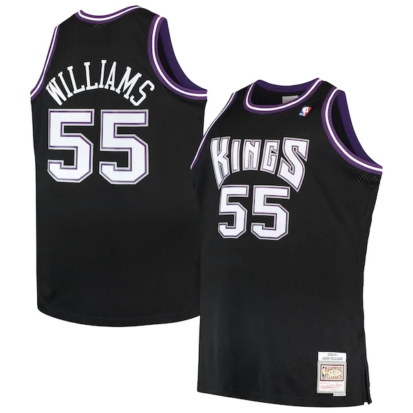 Carino Trendy Accattivante Jason Williams Sacramento Kings Big & Tall 2000/01 Hardwood Classics Swingman Jersey Black
