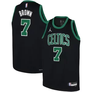 Fascinante Cool Jaylen Brown Boston Celtics Jordan Brand Youth Swingman Jersey Statement Edition Black