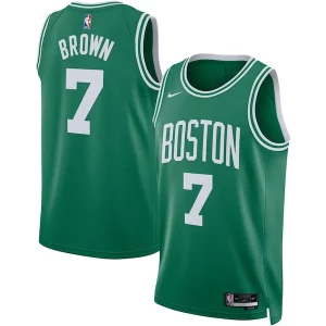Cool Jaylen Brown Boston Celtics Nike Unisex Swingman Jersey Icon Edition Kelly Green