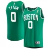 Meraviglioso Cool Carino Jayson Tatum Boston Celtics 2024 NBA Finals Champions Fast Break Replica Player Jersey Kelly Green Icon Edition