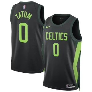 Eccezionale Jayson Tatum Boston Celtics Nike Unisex 2024/25 Swingman Player Jersey City Edition Black