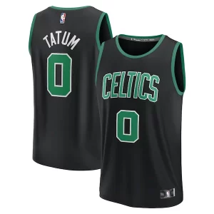 Splendido Stupendo Jayson Tatum Boston Celtics Fast Break Replica Player Jersey Statement Edition Black