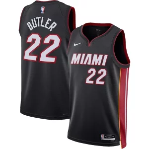 Cool Pratico Classico Jimmy Butler Miami Heat Nike Unisex Swingman Jersey Icon Edition Black