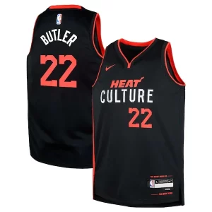 Cool Gorgeous Jimmy Butler Miami Heat Nike Youth Swingman Replica Jersey City Edition Black