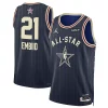 Ottimo Prestigioso Joel Embiid Jordan Brand Unisex 2024 NBA All Star Game Swingman Jersey Navy