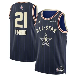 Ottimo Prestigioso Joel Embiid Jordan Brand Unisex 2024 NBA All Star Game Swingman Jersey Navy