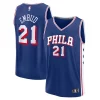 Bellissimo Splendido Joel Embiid Philadelphia 76ers Fast Break Replica Player Jersey Icon Edition Royal