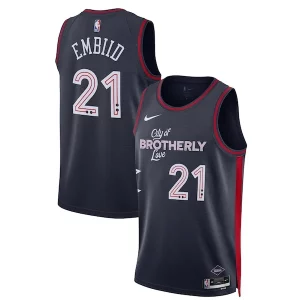 Attraente Joel Embiid Philadelphia 76ers Nike Unisex 2023/24 Swingman Jersey Navy City Edition