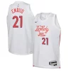 Delizioso Stupendo Joel Embiid Philadelphia 76ers Nike Youth 2022/23 Swingman Jersey City Edition White