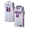 Raffinato Classico Joel Embiid Philadelphia 76ers Nike Youth Swingman Jersey Association Edition White