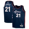 Resistente Joel Embiid Philadelphia 76ers Nike Youth Swingman Replica Jersey City Edition Navy