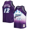 Delizioso John Stockton Utah Jazz Big & Tall Hardwood Classics 1996/97 Swingman Jersey Purple