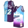 Raffinato John Stockton Utah Jazz Hardwood Classics 1996/97 Split Swingman Jersey Purple/Turquoise
