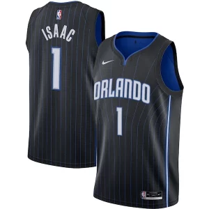 Cool Comodo Classico Jonathan Isaac Orlando Magic Nike Swingman Jersey Black Icon Edition