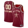 Attraente Jordan Brand Unisex 2024 NBA All Star Game Swingman Custom Jersey Crimson