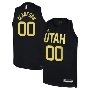Moderno Jordan Clarkson Utah Jazz Jordan Brand Youth Swingman Jersey Statement Edition Black