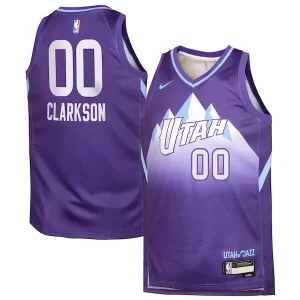 Splendido Jordan Clarkson Utah Jazz Nike Youth 2024/25 Swingman Player Jersey City Edition Purple