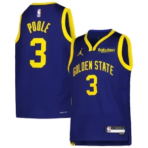 Duraturo Jordan Poole Golden State Warriors Youth 2022/23 Swingman Jersey Navy Statement Edition