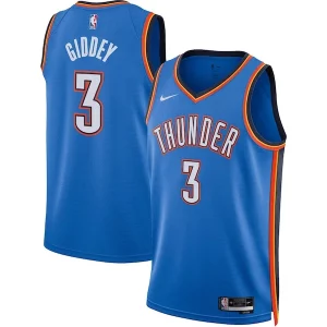Meraviglioso Moderno Josh Giddey Oklahoma City Thunder Nike Unisex Swingman Jersey Icon Edition Blue