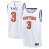 Versatile Accattivante Carino Josh Hart New York Knicks Fast Break Replica Player Jersey Association Edition White